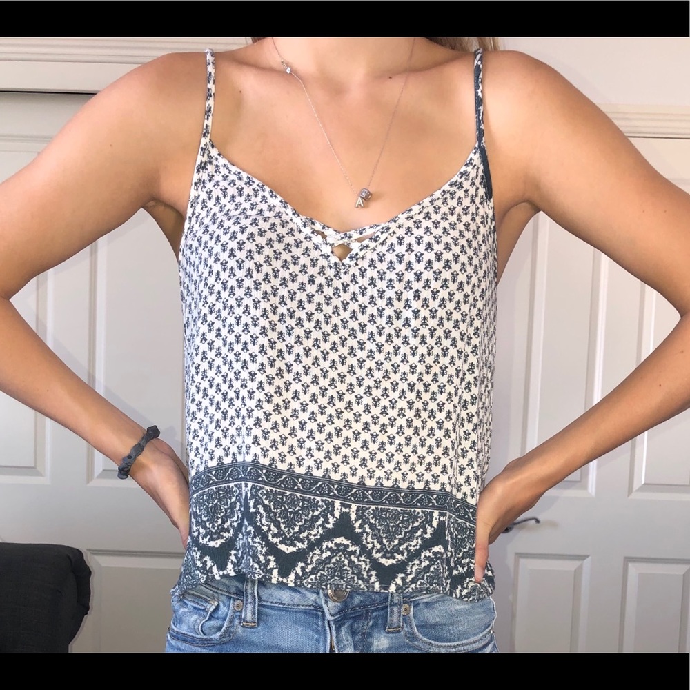 Blue tank top